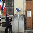 Dévoilement de la plaque commémorative du bombardement du 21 mai 1940