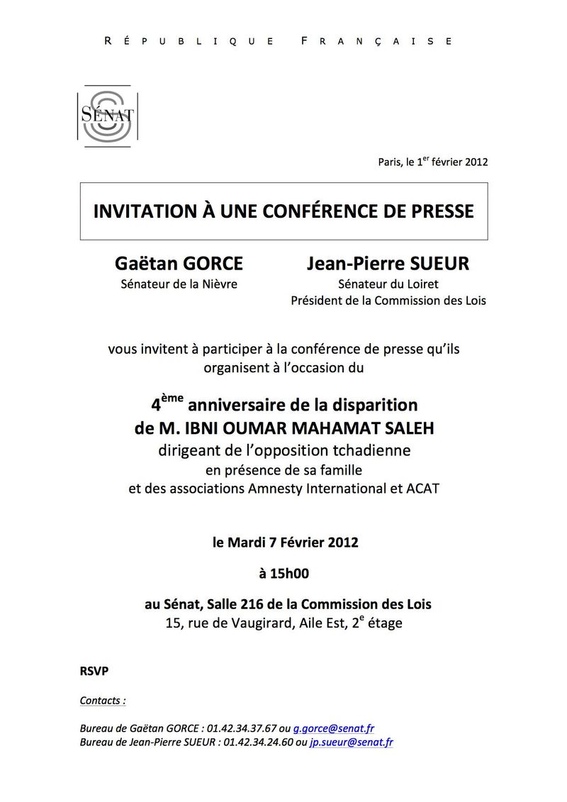Invitation presse 7 février 2012