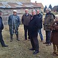 Visite de l'exploitation agricole de MM. Coing à Dornes