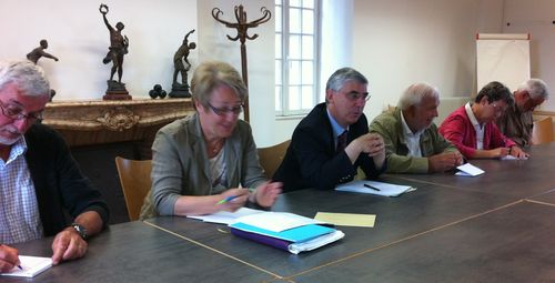 Visite à Luzy - Rencontre avec les élus