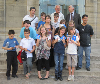 Le Conseil municipal de la Jeunesse en visite en juin 2011